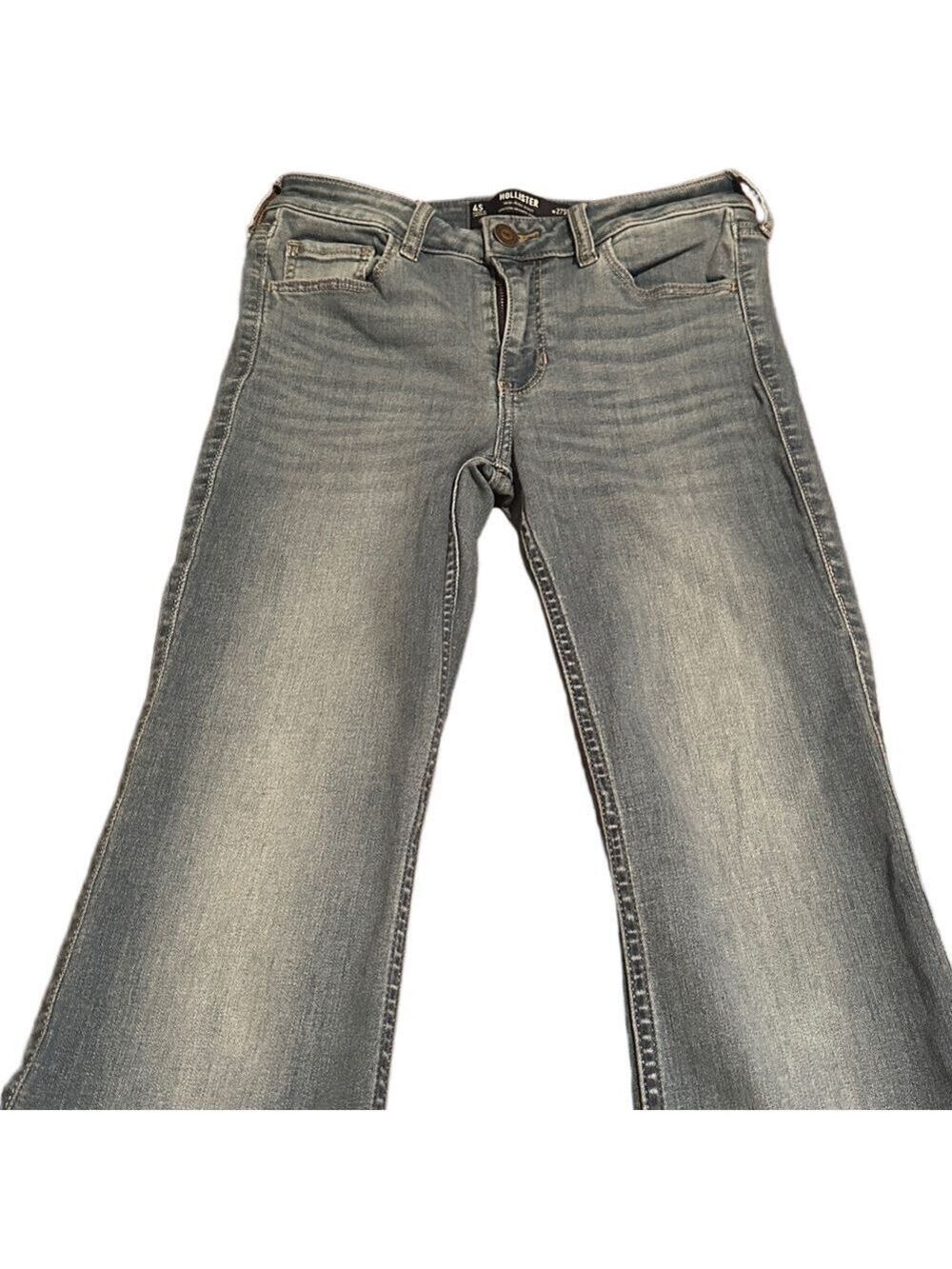 Hollister Mid-Rise Boot Blue Jeans 4S